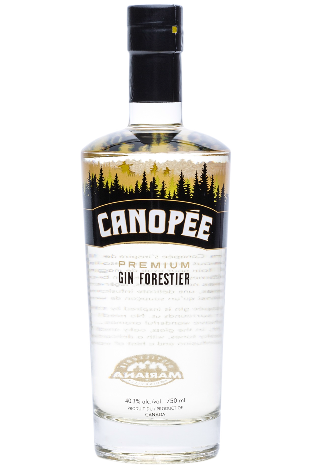Canopée gin forestier 750ml.